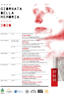 programma giorno della memoria 2020